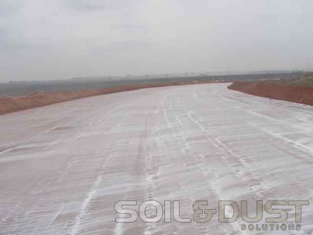 Emulsified Base Stabiizer Surface Seal of Haul Road Diversion