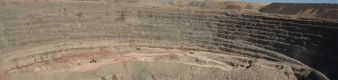 Open pit mining dust control