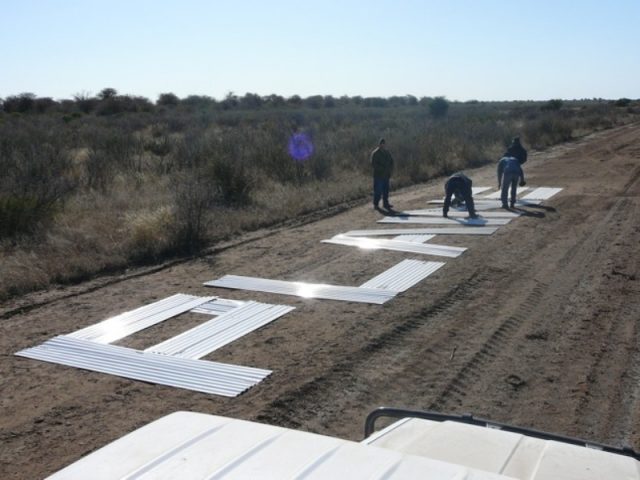 kalahari airstrip construction