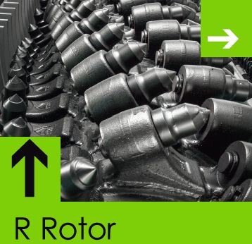 Road Recycler machines rotor