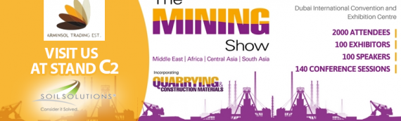 Soil Solutions is exhibiting at the Dubai Mining show – October 2017